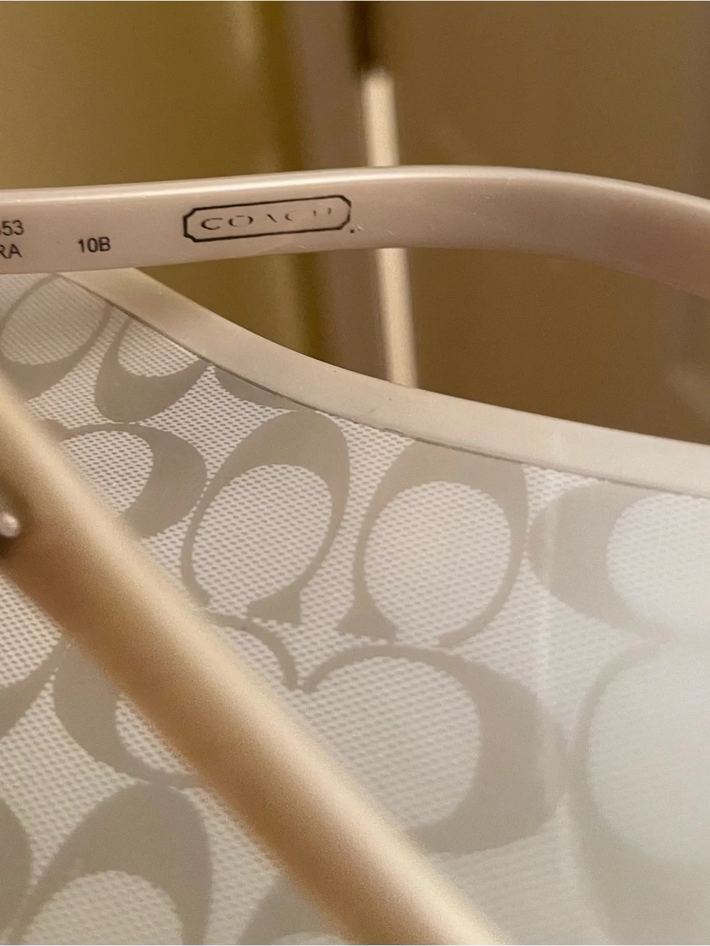 Coach Silver Lyra Logo Jelly Flip Flop Sandals